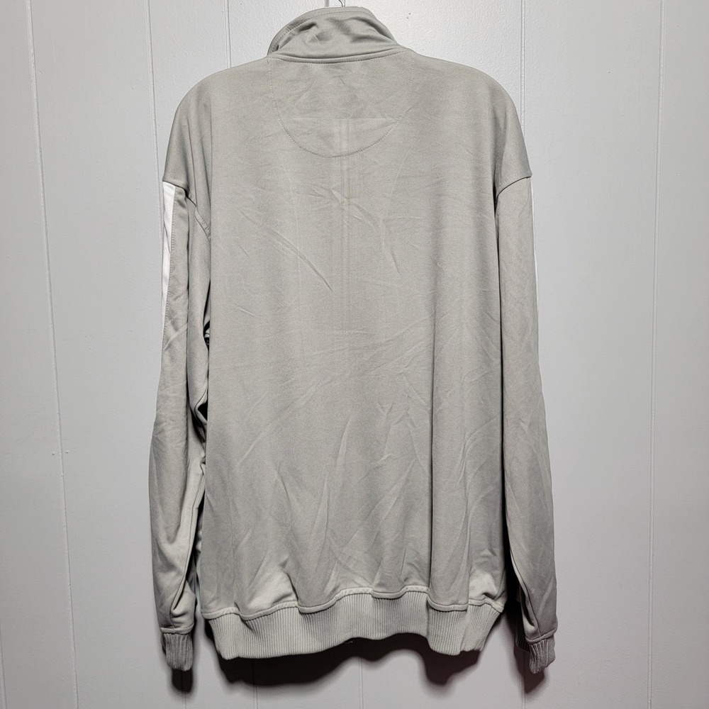 Dynasty Cleveland Guardians Track Jacket Gray Full Zip Athletic Mens Size L - Picture 4 of 7